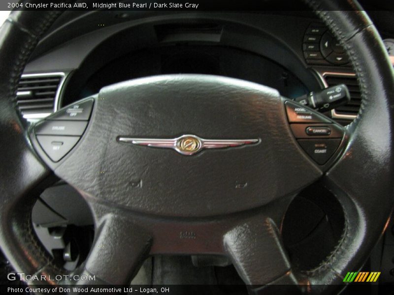 Midnight Blue Pearl / Dark Slate Gray 2004 Chrysler Pacifica AWD