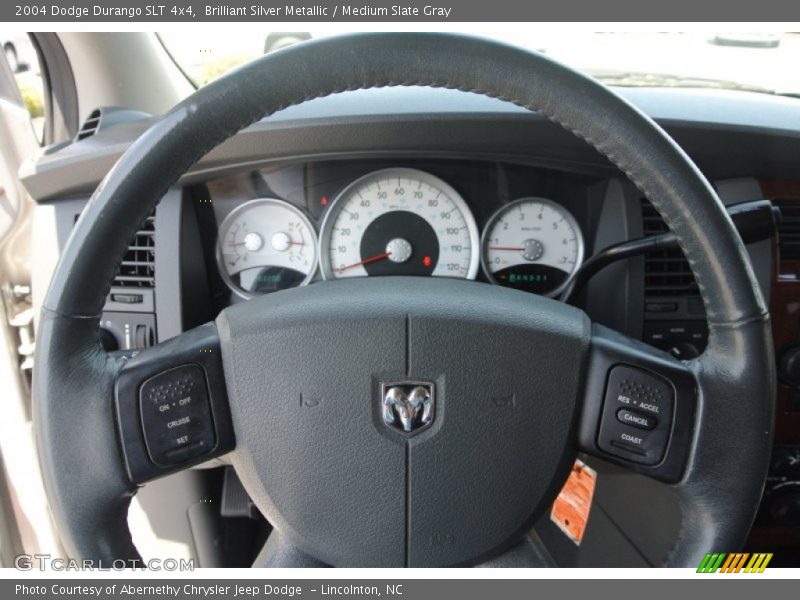 Brilliant Silver Metallic / Medium Slate Gray 2004 Dodge Durango SLT 4x4
