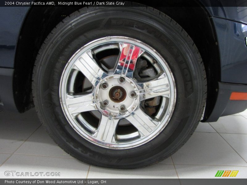 Midnight Blue Pearl / Dark Slate Gray 2004 Chrysler Pacifica AWD