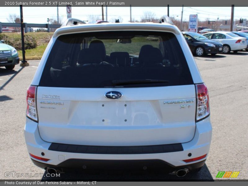 Satin White Pearl / Platinum 2010 Subaru Forester 2.5 XT Limited