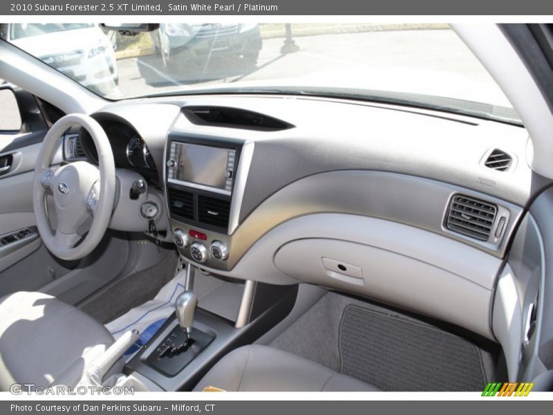 Satin White Pearl / Platinum 2010 Subaru Forester 2.5 XT Limited