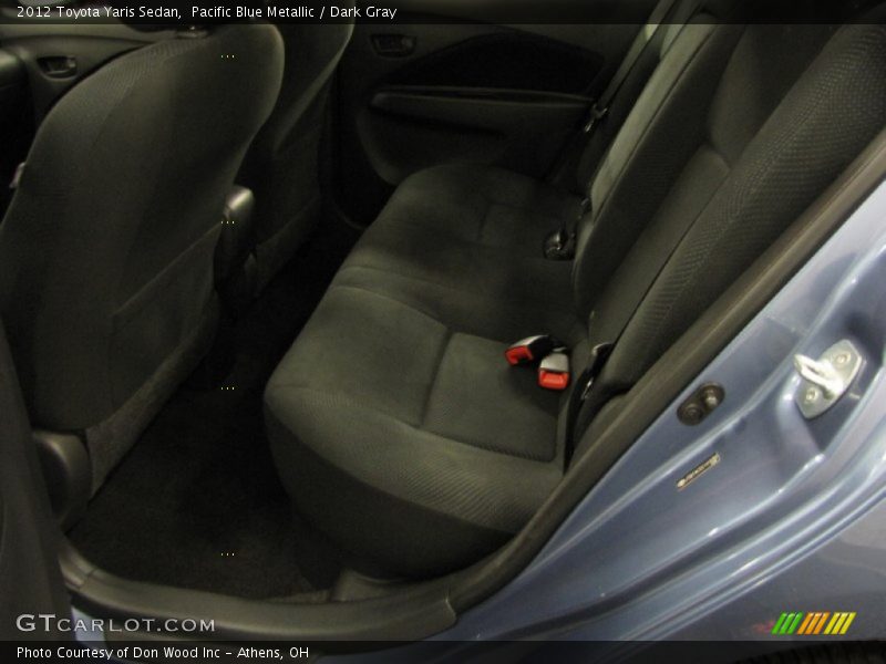 Pacific Blue Metallic / Dark Gray 2012 Toyota Yaris Sedan