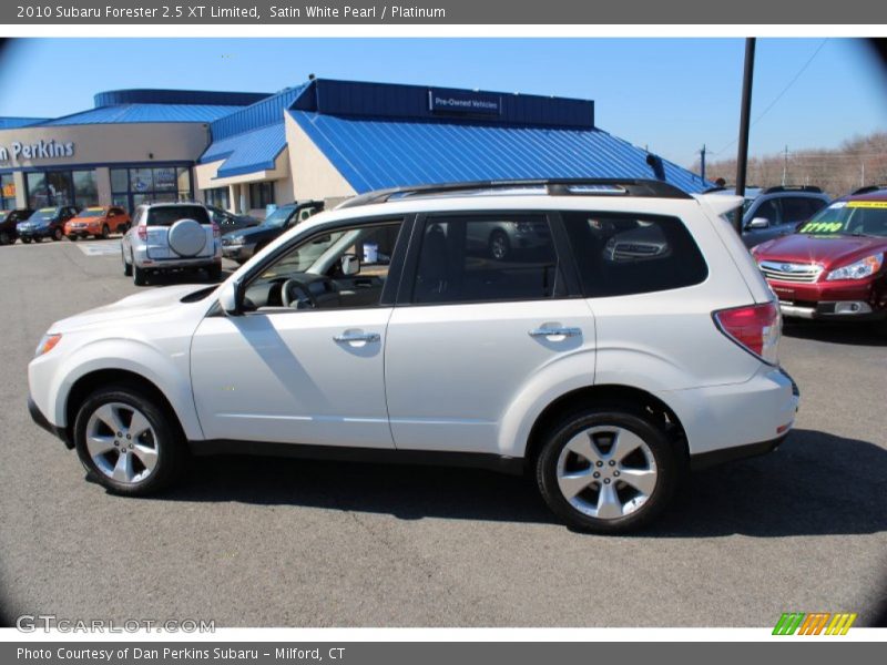 Satin White Pearl / Platinum 2010 Subaru Forester 2.5 XT Limited