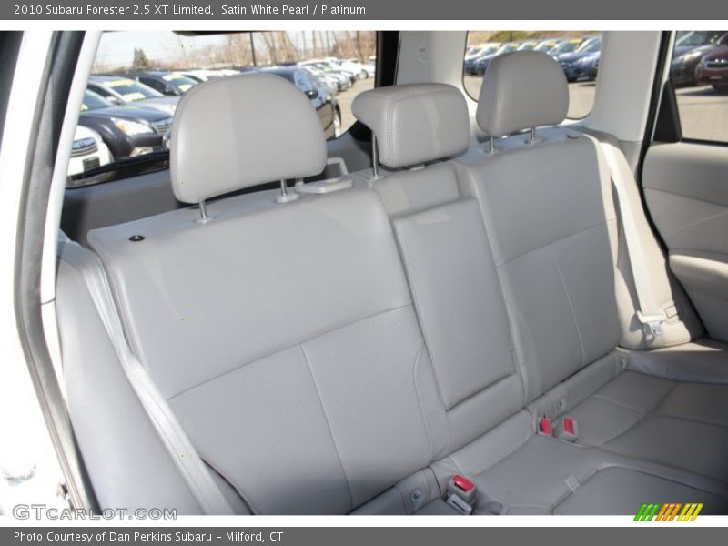Satin White Pearl / Platinum 2010 Subaru Forester 2.5 XT Limited