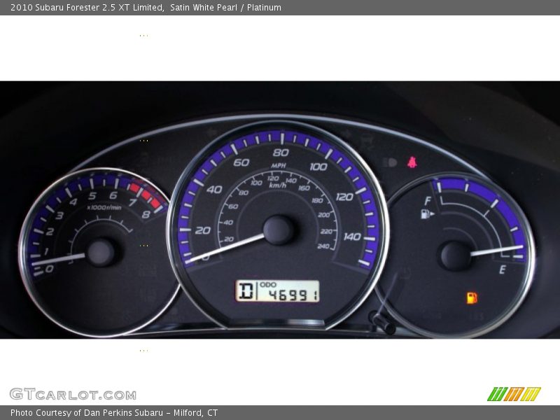 Satin White Pearl / Platinum 2010 Subaru Forester 2.5 XT Limited
