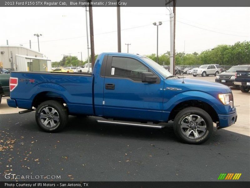 Blue Flame Metallic / Steel Gray 2013 Ford F150 STX Regular Cab