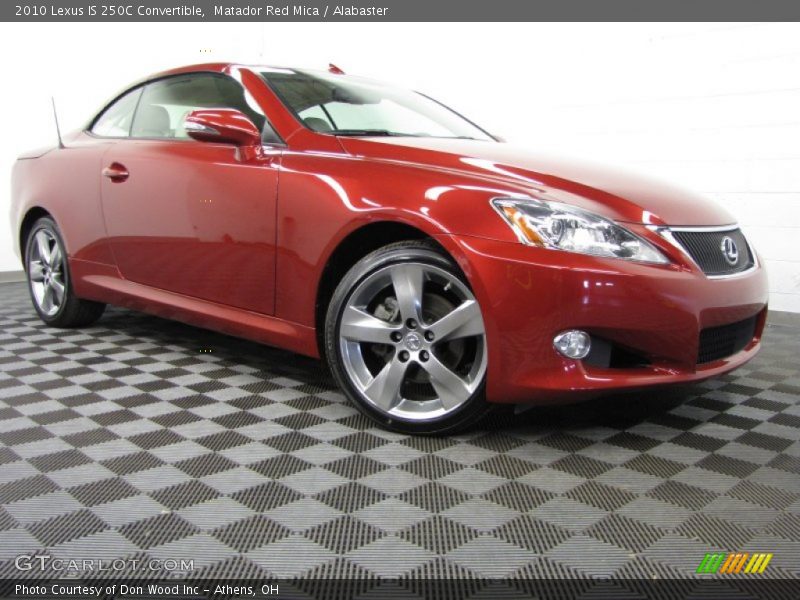 Matador Red Mica / Alabaster 2010 Lexus IS 250C Convertible