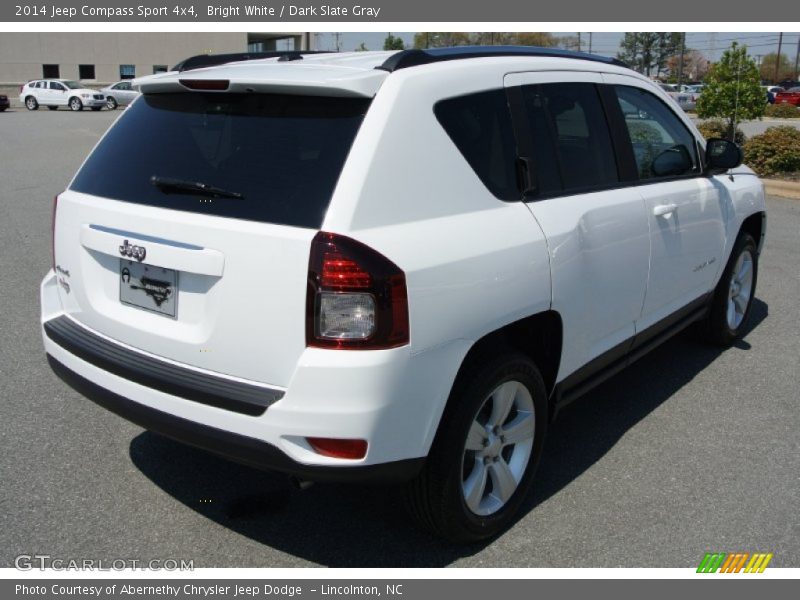 Bright White / Dark Slate Gray 2014 Jeep Compass Sport 4x4