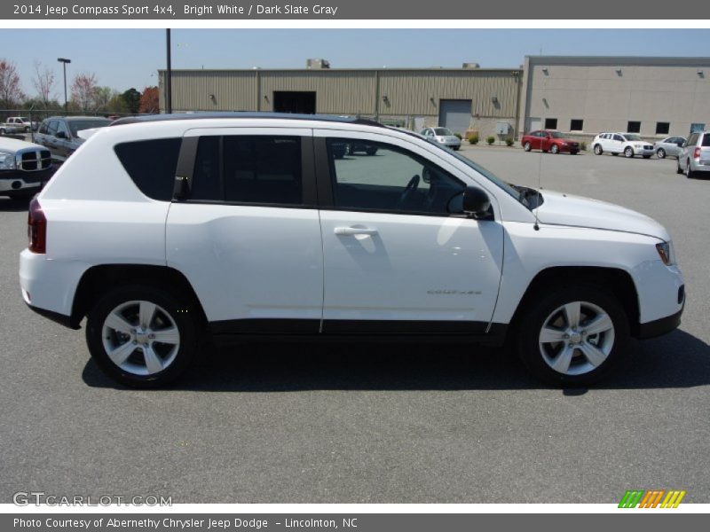 Bright White / Dark Slate Gray 2014 Jeep Compass Sport 4x4