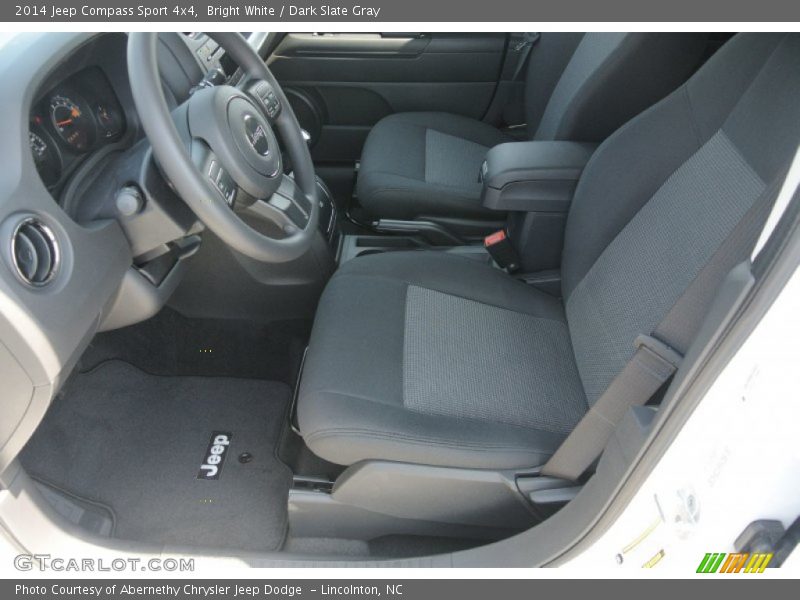 Bright White / Dark Slate Gray 2014 Jeep Compass Sport 4x4