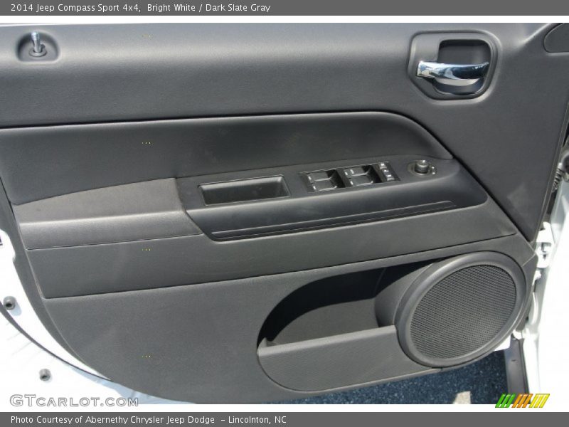 Bright White / Dark Slate Gray 2014 Jeep Compass Sport 4x4