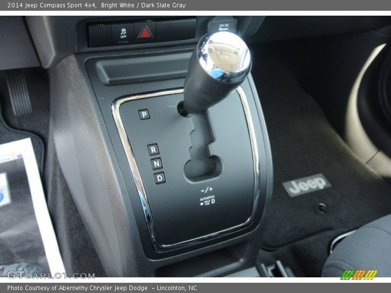 Bright White / Dark Slate Gray 2014 Jeep Compass Sport 4x4