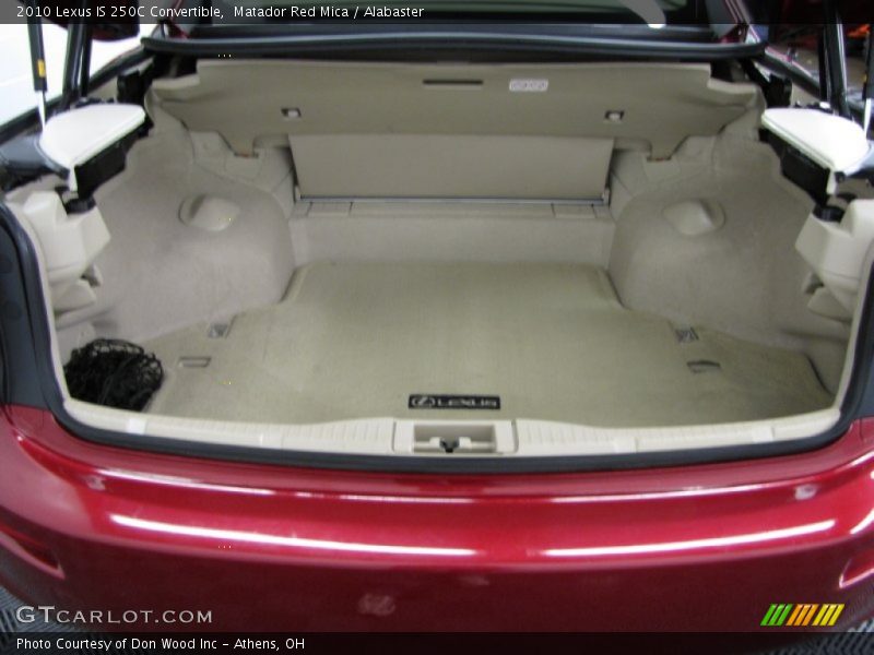  2010 IS 250C Convertible Trunk