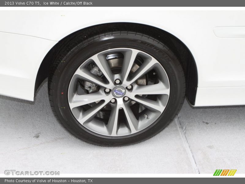 Ice White / Calcite/Off Black 2013 Volvo C70 T5