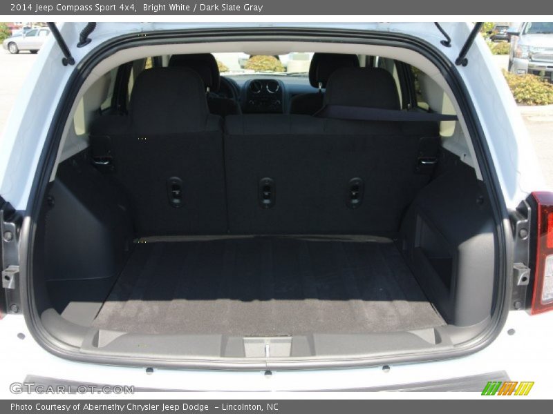 Bright White / Dark Slate Gray 2014 Jeep Compass Sport 4x4