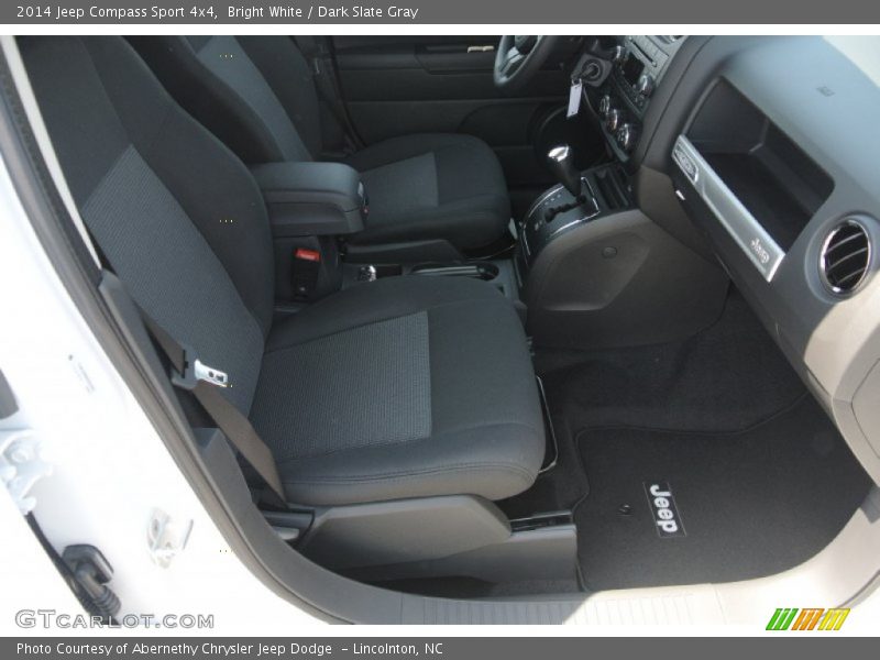 Bright White / Dark Slate Gray 2014 Jeep Compass Sport 4x4
