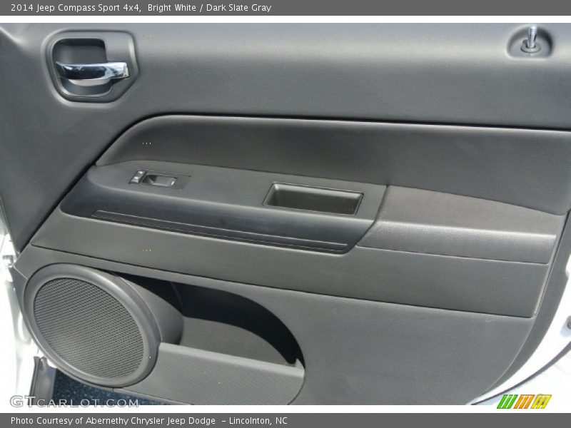 Bright White / Dark Slate Gray 2014 Jeep Compass Sport 4x4