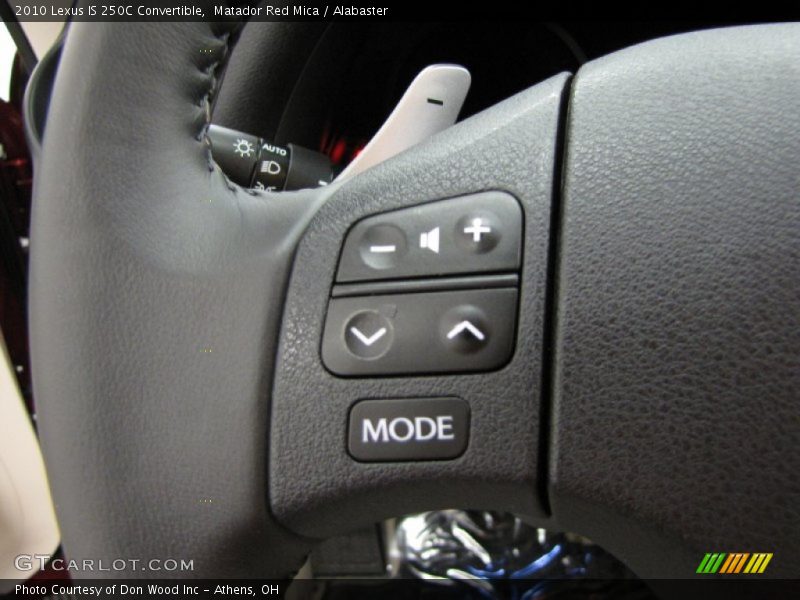 Matador Red Mica / Alabaster 2010 Lexus IS 250C Convertible