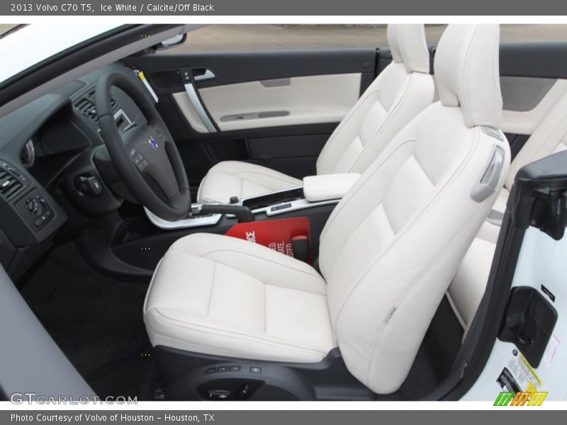 Ice White / Calcite/Off Black 2013 Volvo C70 T5