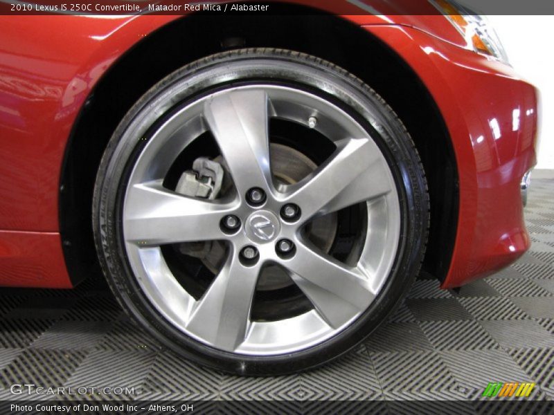 Matador Red Mica / Alabaster 2010 Lexus IS 250C Convertible