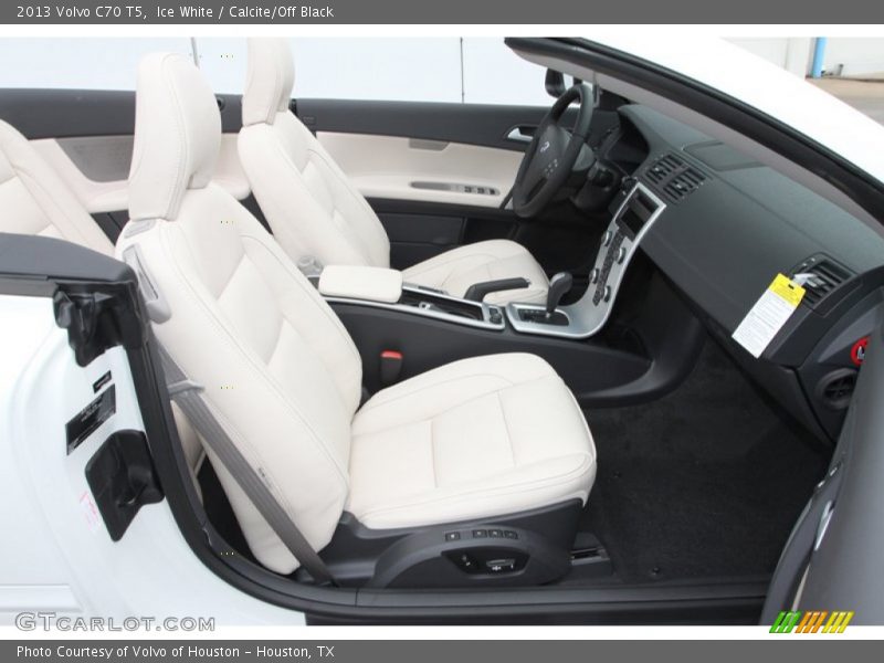Ice White / Calcite/Off Black 2013 Volvo C70 T5