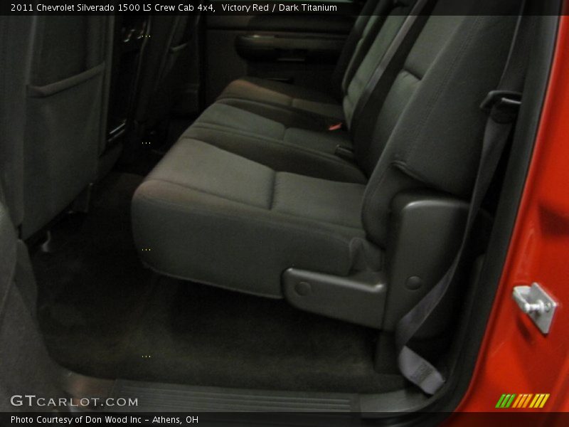 Victory Red / Dark Titanium 2011 Chevrolet Silverado 1500 LS Crew Cab 4x4