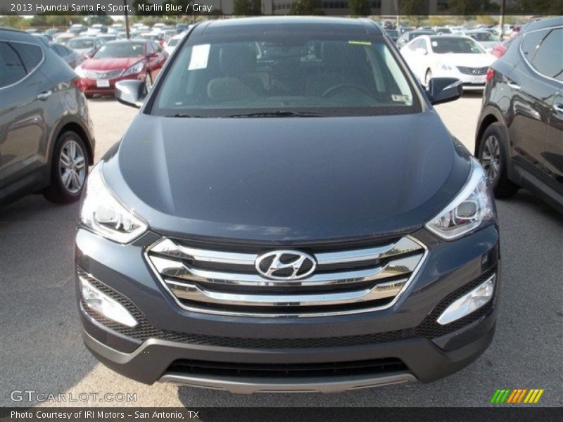 Marlin Blue / Gray 2013 Hyundai Santa Fe Sport