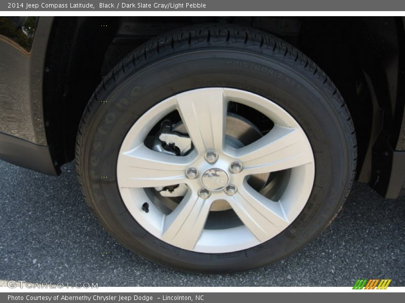 Black / Dark Slate Gray/Light Pebble 2014 Jeep Compass Latitude