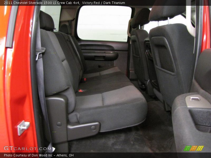 Victory Red / Dark Titanium 2011 Chevrolet Silverado 1500 LS Crew Cab 4x4