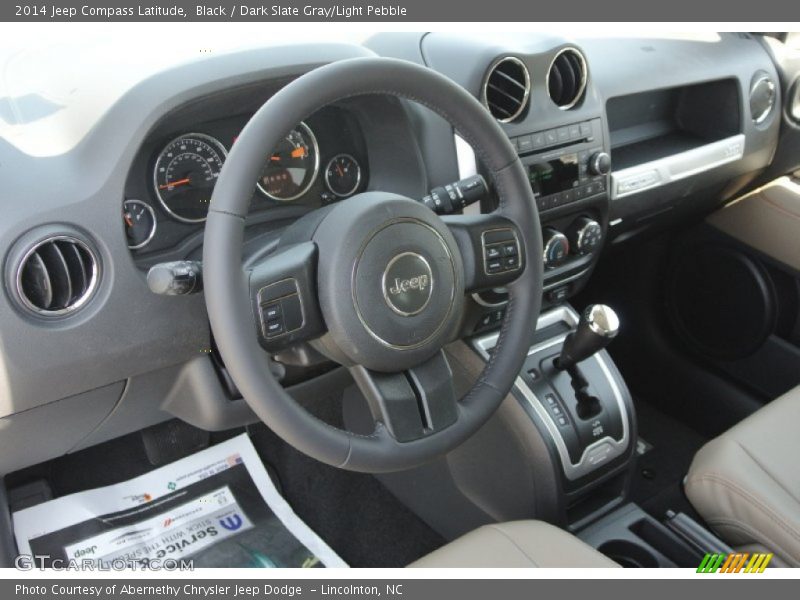 Black / Dark Slate Gray/Light Pebble 2014 Jeep Compass Latitude