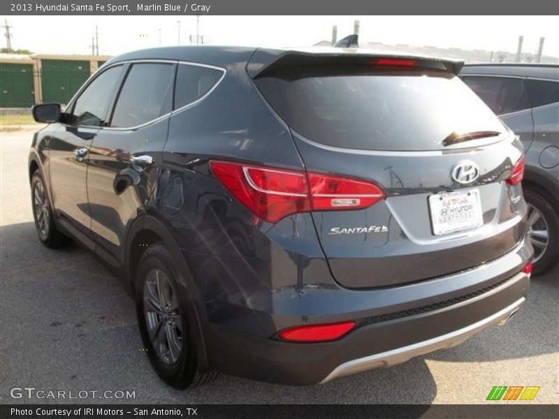 Marlin Blue / Gray 2013 Hyundai Santa Fe Sport