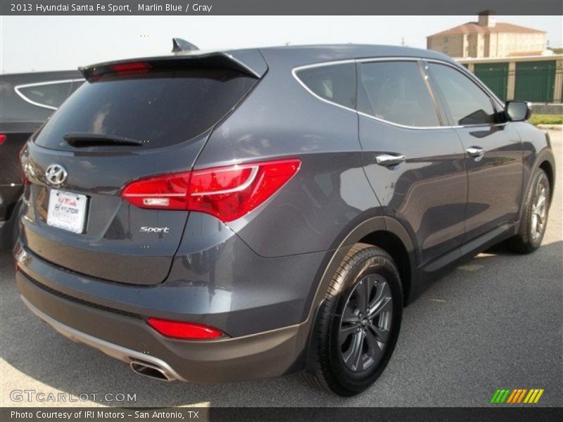 Marlin Blue / Gray 2013 Hyundai Santa Fe Sport