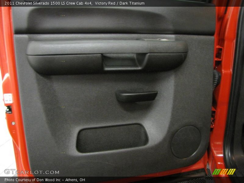 Victory Red / Dark Titanium 2011 Chevrolet Silverado 1500 LS Crew Cab 4x4