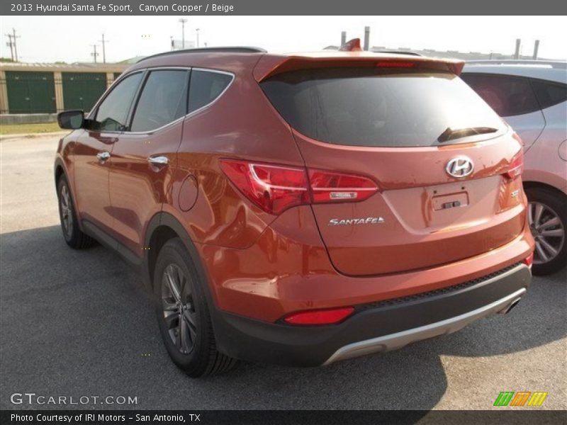 Canyon Copper / Beige 2013 Hyundai Santa Fe Sport