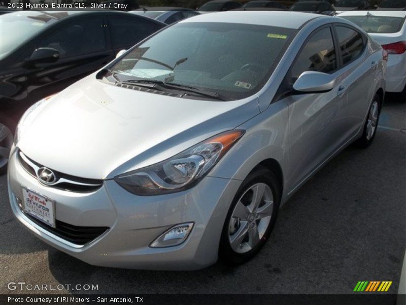 Silver / Gray 2013 Hyundai Elantra GLS