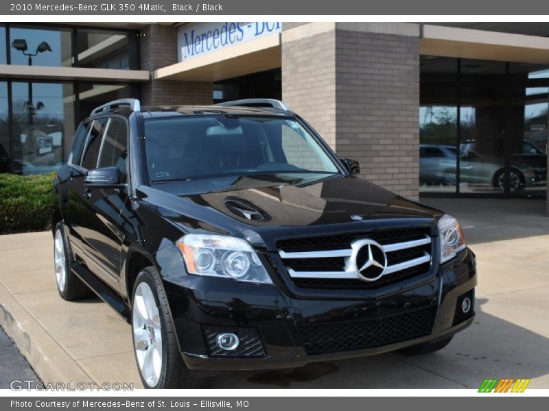 Black / Black 2010 Mercedes-Benz GLK 350 4Matic
