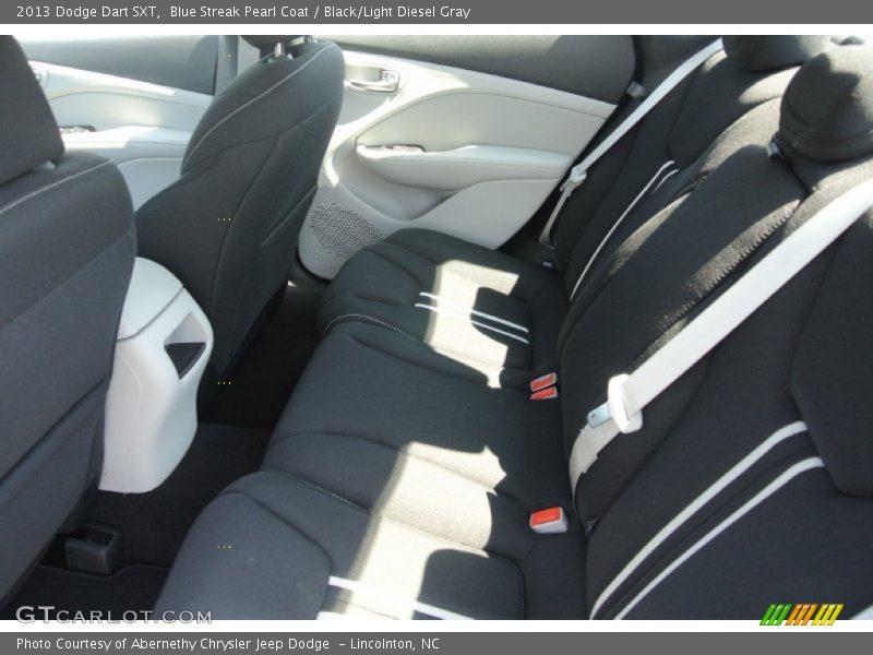 Blue Streak Pearl Coat / Black/Light Diesel Gray 2013 Dodge Dart SXT