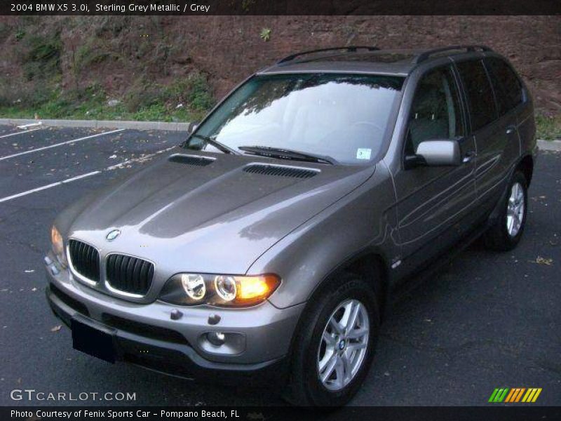 Sterling Grey Metallic / Grey 2004 BMW X5 3.0i