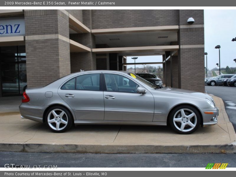 Pewter Metallic / Cashmere 2009 Mercedes-Benz E 350 Sedan