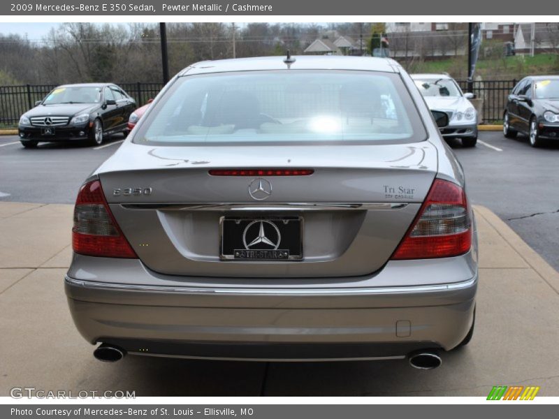 Pewter Metallic / Cashmere 2009 Mercedes-Benz E 350 Sedan