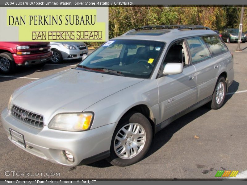 Silver Stone Metallic / Gray/Black 2004 Subaru Outback Limited Wagon