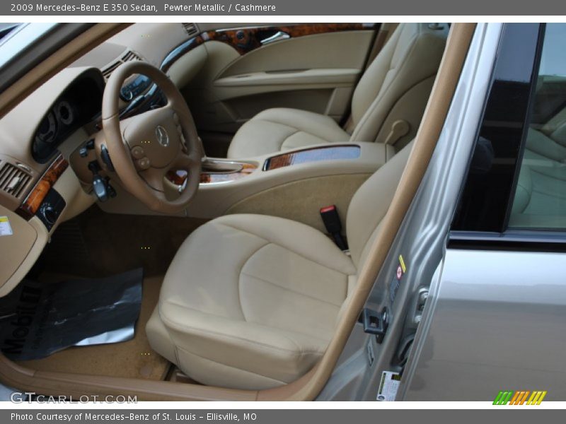 Pewter Metallic / Cashmere 2009 Mercedes-Benz E 350 Sedan