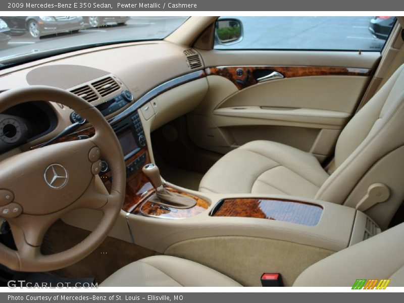 Pewter Metallic / Cashmere 2009 Mercedes-Benz E 350 Sedan
