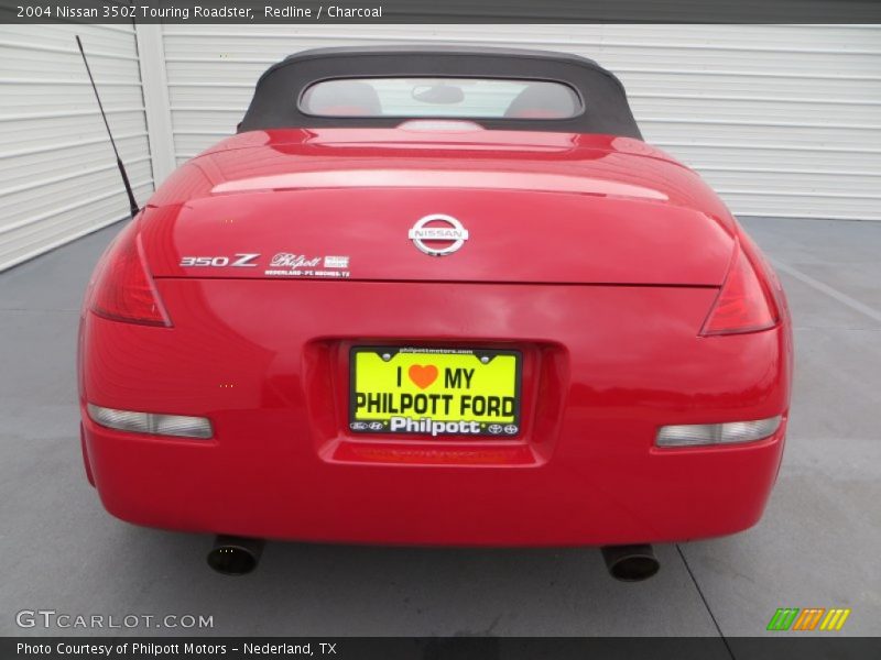 Redline / Charcoal 2004 Nissan 350Z Touring Roadster