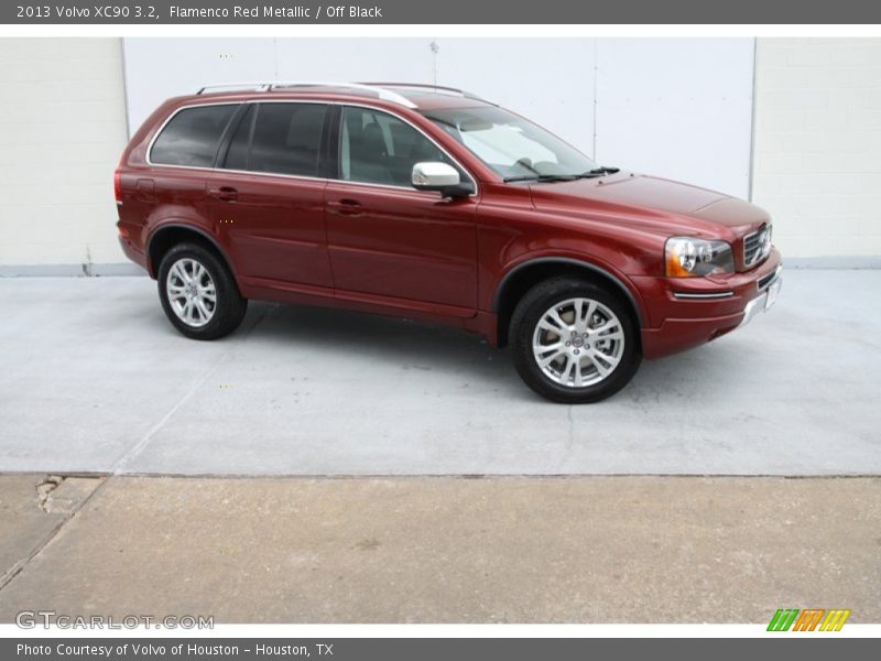 Flamenco Red Metallic / Off Black 2013 Volvo XC90 3.2