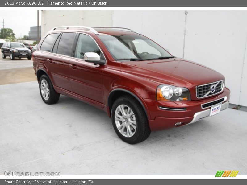 Flamenco Red Metallic / Off Black 2013 Volvo XC90 3.2