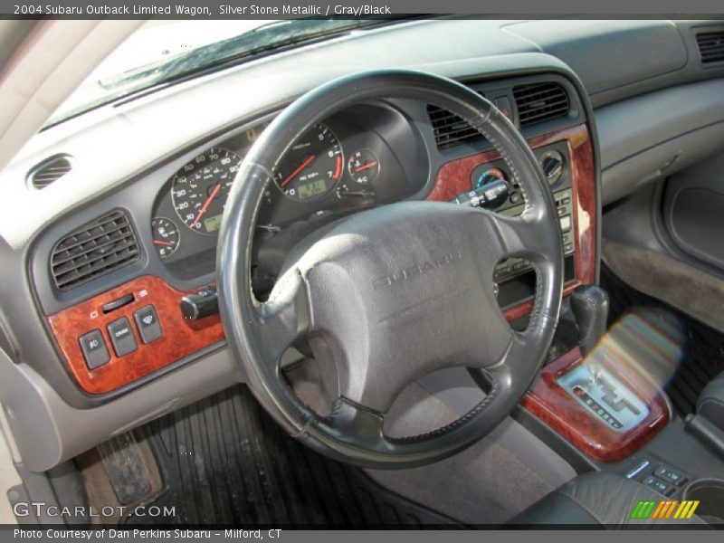 Silver Stone Metallic / Gray/Black 2004 Subaru Outback Limited Wagon
