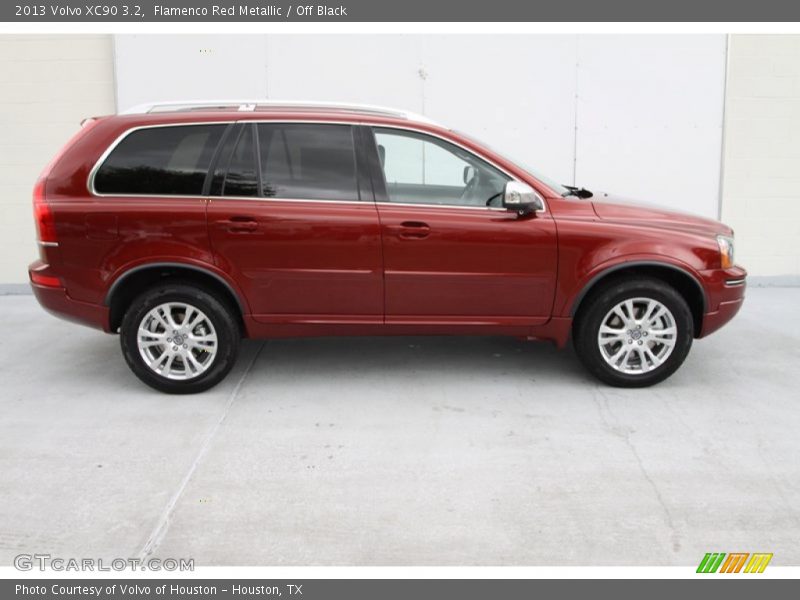 Flamenco Red Metallic / Off Black 2013 Volvo XC90 3.2