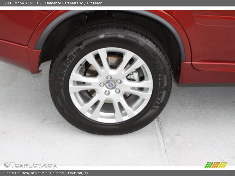 Flamenco Red Metallic / Off Black 2013 Volvo XC90 3.2