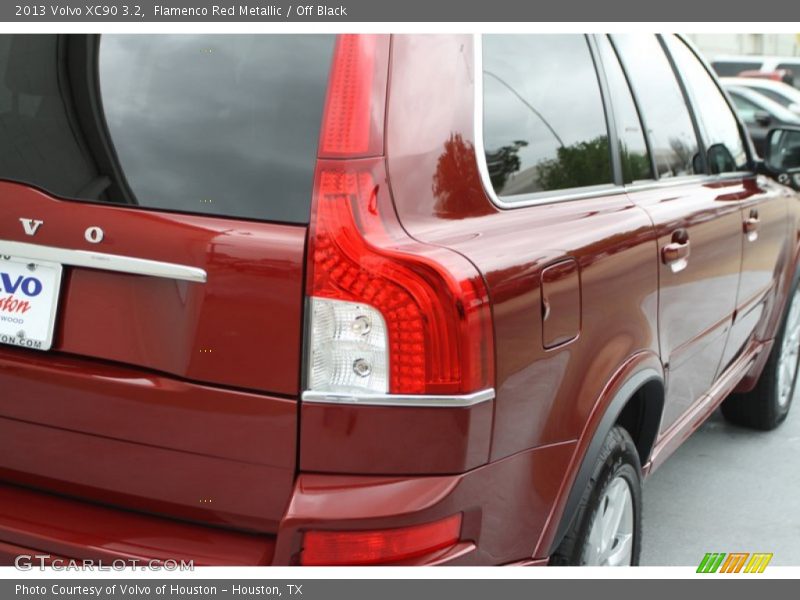 Flamenco Red Metallic / Off Black 2013 Volvo XC90 3.2